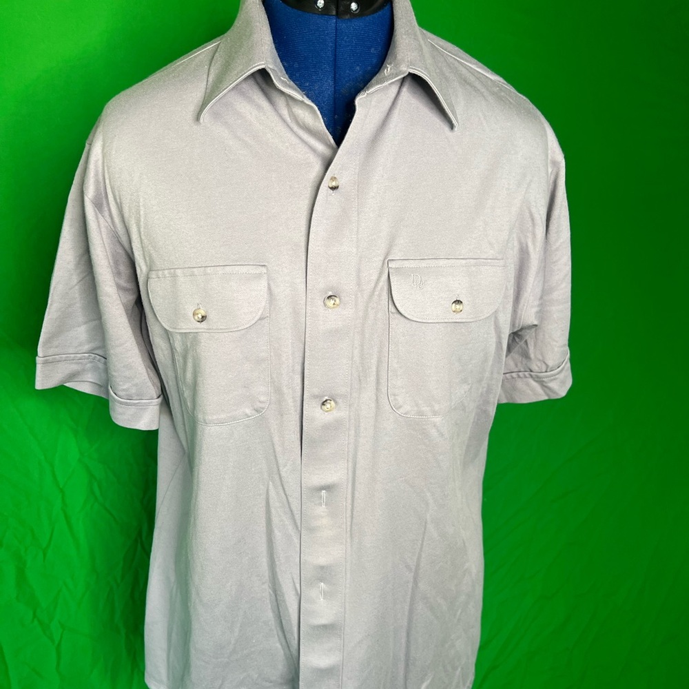 Dior Light Gray Casual Button Down Shirt